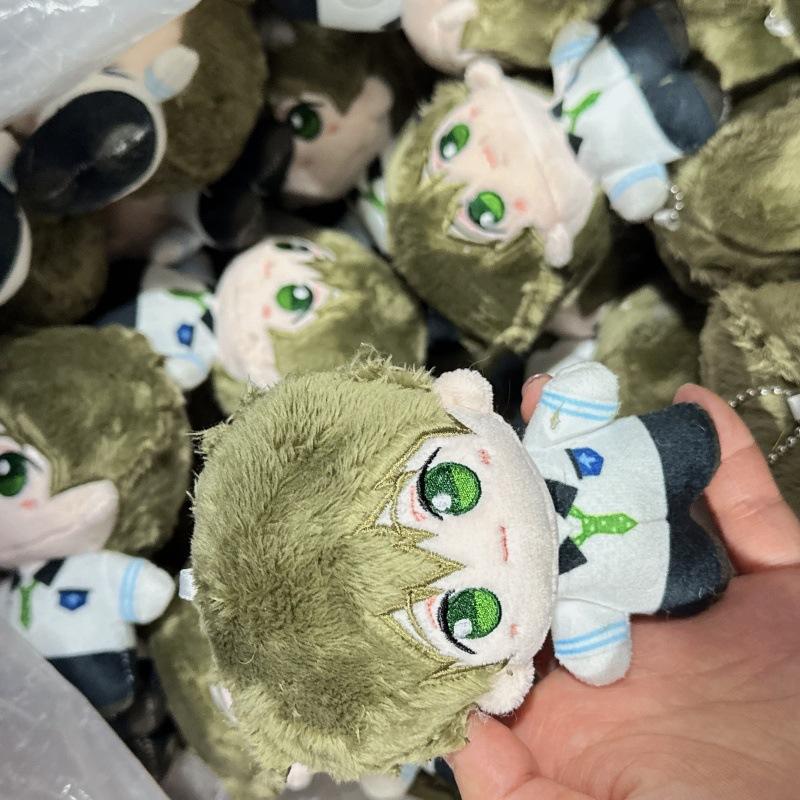 New Free Iwatobi Swim Club 10Cm Cotton Plush Keychains Anime Character Stuffed Dolls Soft Mini Bag Pendants For Anime Fans Gifts