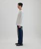 NONBLANK Waffle Boat Neck T-Shirt_White