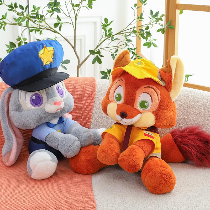 Zootopia Nick Fox & Judy Rabbit Plush Pillow Doll Set
