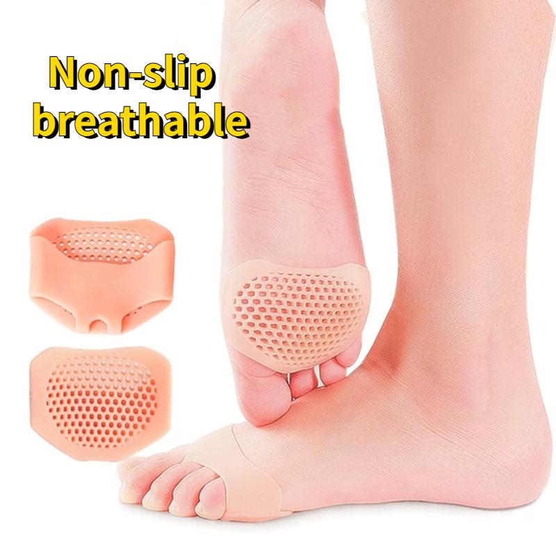 Silicone Foot Care Forefoot Cushion Pain Prevention Insole Women High Heel Shoes Foot Blister Toes Insert Pain Relief Pads Cover