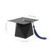 50Pcs Graduation Cap Shaped Cardboard Candy Holder Easy Assembly Graduation Party Favor Box Multi Function Gift