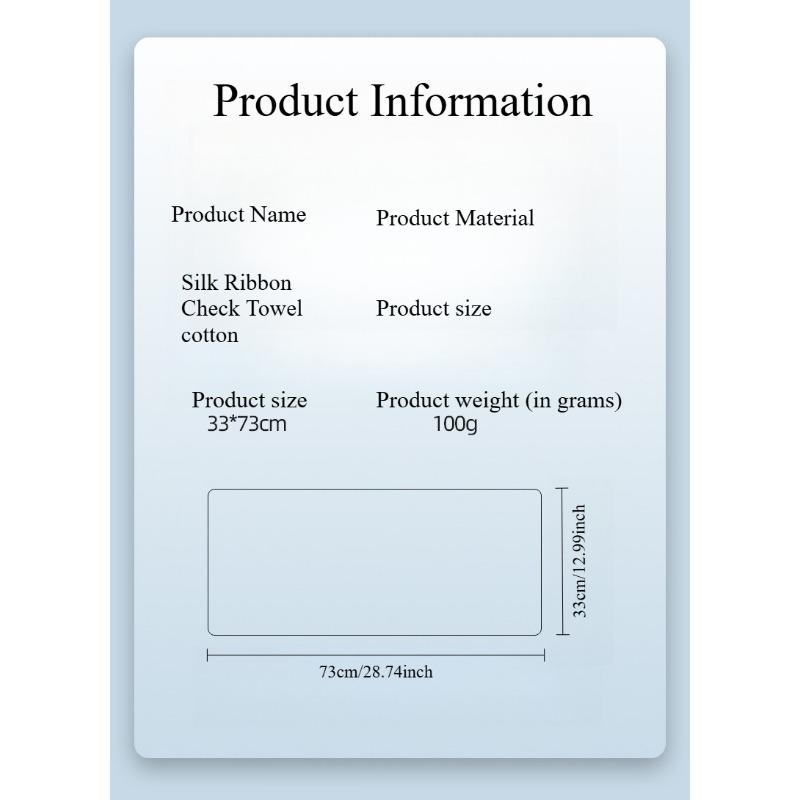 1PC Pure Cotton Towel Thickened Face Towel Household Face Towel Pure Cotton