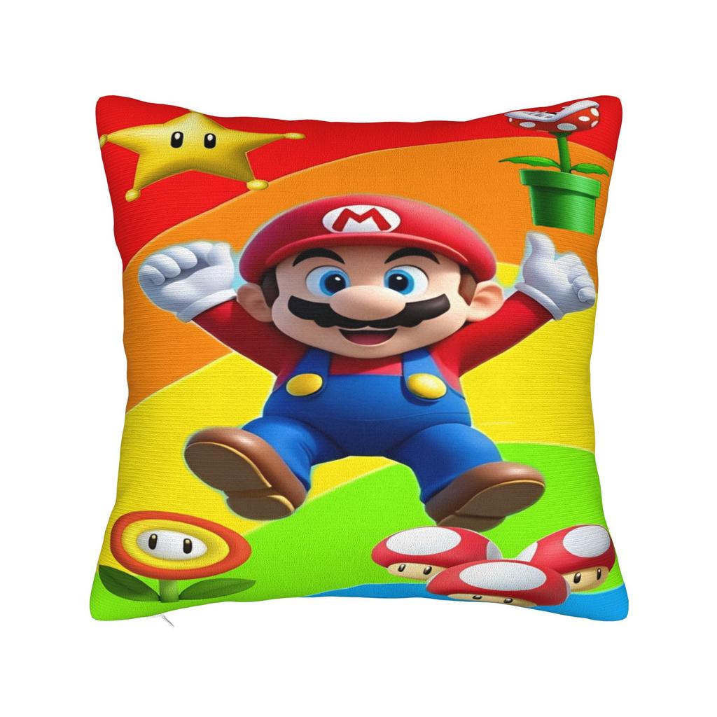 M-Marioes Printing Pillowcases Cushion Cover Throw Pillow Cover Warm Sofa Decorations Zippered Multi Size