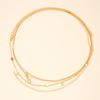 2pcs Round Coin Shape Tassel Pendant Thin Waist Chain Simple Boho Double Layers Body Chain Summer Beach Jewelry Gifts 2026 New