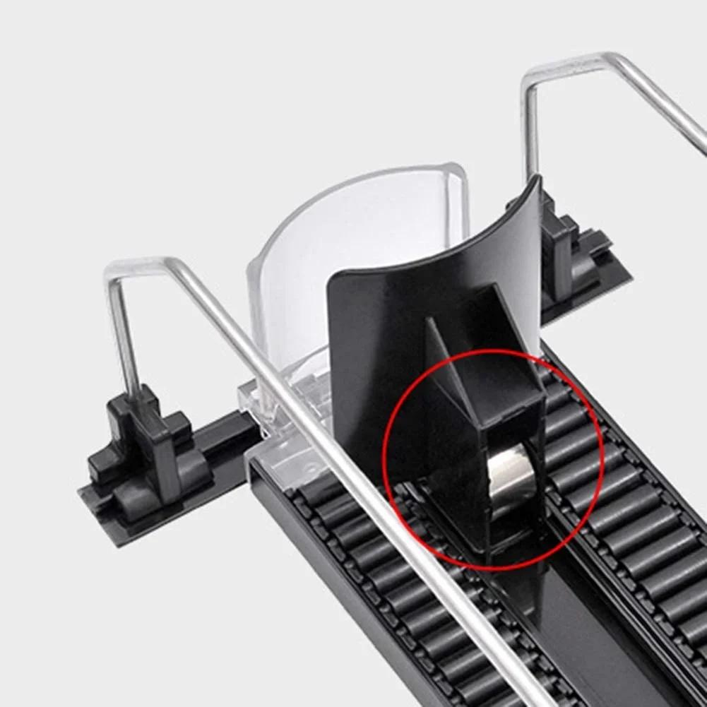 Beverage Push Rack Can Dispenser for Refrigerators with Simple Structure for Easy Installation and Smooth Drink Dispensing