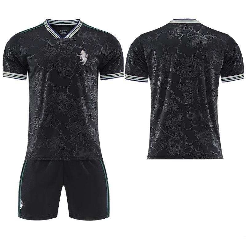 2526 Juventus Second Away No. 9 Hovic 7 Little Chiesa Football Suit Set 10 Ildiz Sports Suit 16#