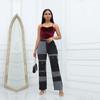 Elegant Patchwork High-Waisted Straight Leg Women's Jeans (2023)
