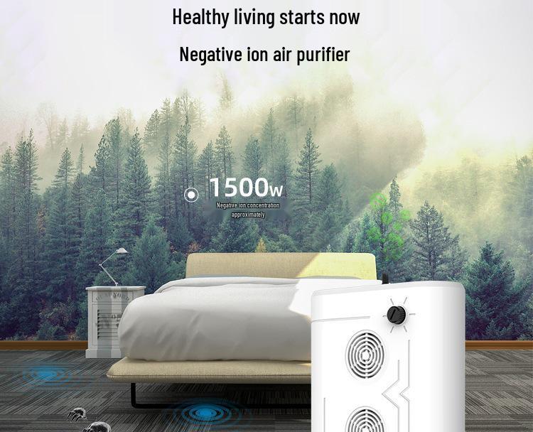 Home Air Purifier: Odor, Formaldehyde, and Smoke Remover with Ozone & Negative Ion Sterilization