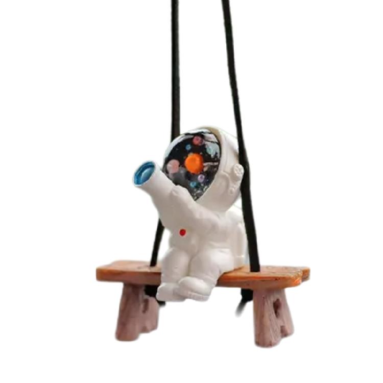 Car Pendant Hanging Ornament Astronaut New Year Gifts Rearview Mirrors Pendant