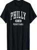 Philadelphia Pennsylvania Retro Throwback Philly Souvenir T-Shirt,100% Cotton