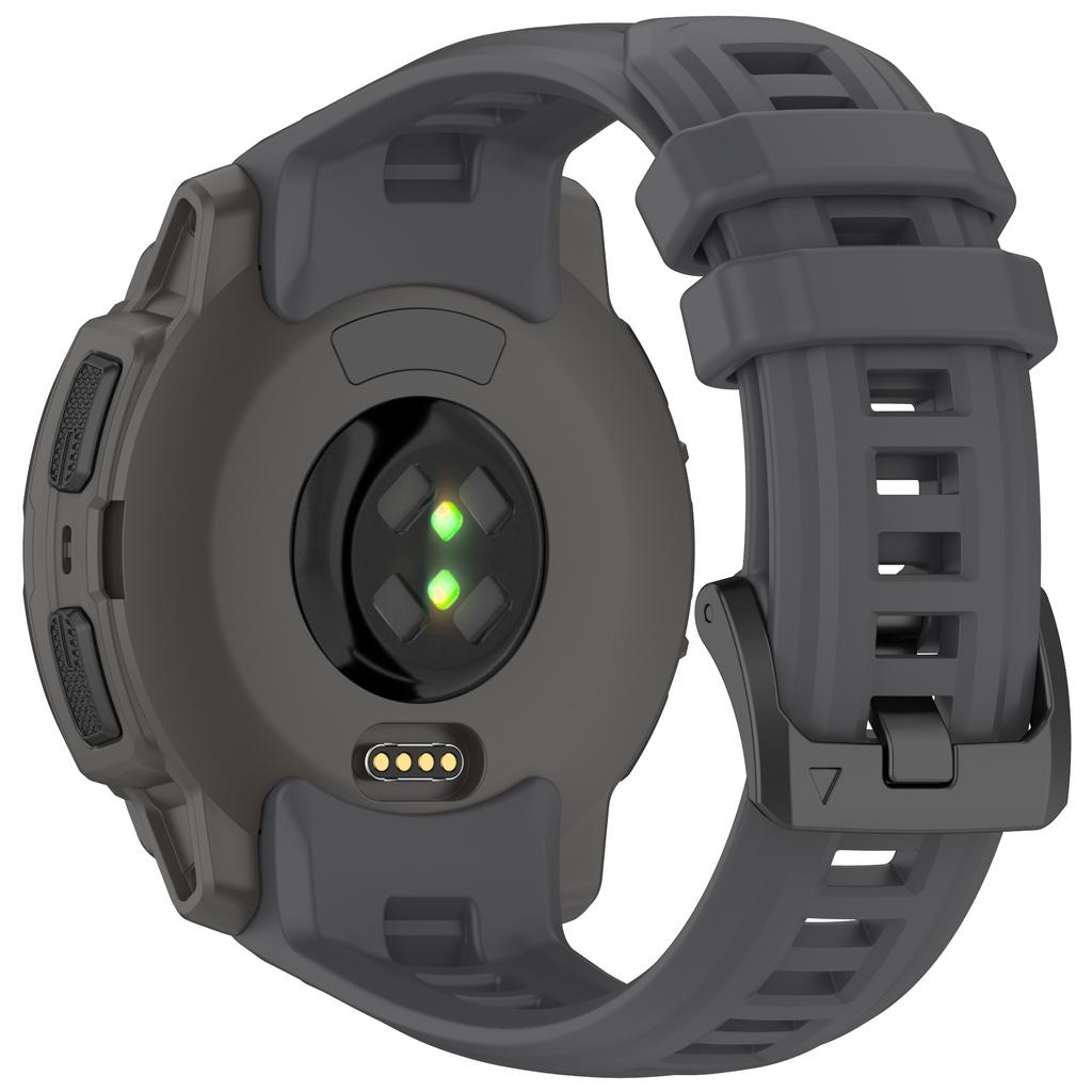 For Garmin Instinct E 45mm Smartwatch Band Breathable Sports Silicone Strap