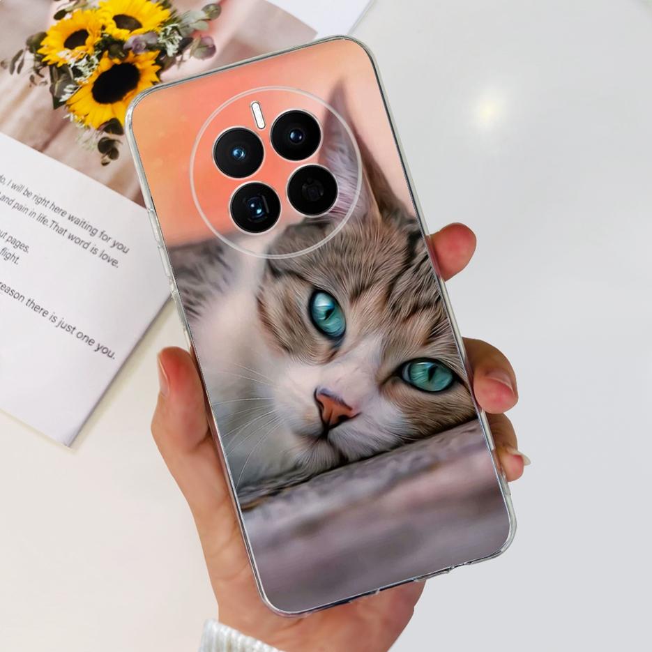 For Huawei Mate 50 Pro Case Stylish Butterfly Flowers Soft Slim Fundas Phone Case For Huawei Mate 50 Mate50 Pro Back Cover Coque