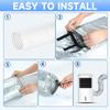 Portable Air Conditioner Insulation Hose Sleeves High Temperature Resistant Air Outlet Pipe Dust Covers AC Exhaust Hose Wrap