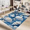 1PC shell starfish Extra Large Non Slip Floor carpet, Office, family, bedroom, Studio Large Area Rug Indoor Rugs, Vibrant Colors