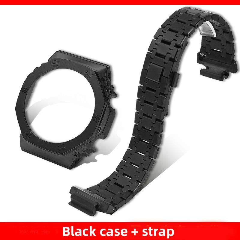 Für Casio Farmhouse Oak GA-2100 GA-2110 GA-B2100 Modifiziertes Edelstahl-Armband Metallgehäuse Lünette GM2100 Armband 16mm
