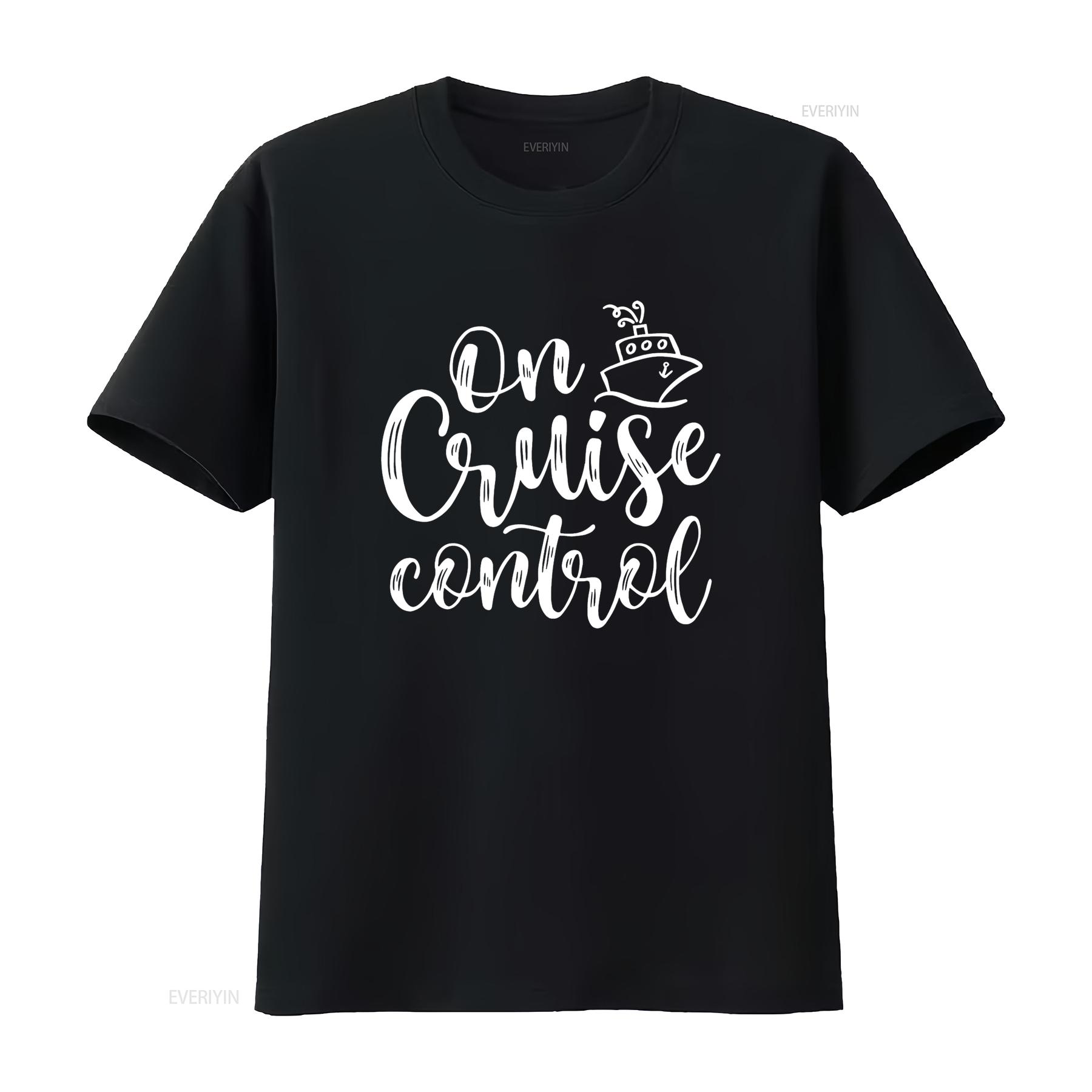 

On Cruise Control Summer Vacation Travel Funny T Shirt for Women vintage Washed designer clothes Top For Everyday Wear fashion 4XL