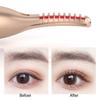 2 in 1 Beauty Tool Convenient Ladies' Electric Eyebrow Shaping Tool Heating Eyelash Curler Delicate Face Hair Trimmer