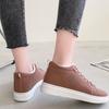 Winter Baumwollschuhe für Damen, Fleece Sportliche Ballerinas, Schneestiefel im koreanischen Stil, Warme Studenten Schnür-Freizeitschuhe