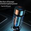 Dual USB 66W 3.1A Fast Car Charger QC3.0 Power Adapter Voltage Monitor Fast Charging For iPhone Xiaomi Samsung Huawei OPPO