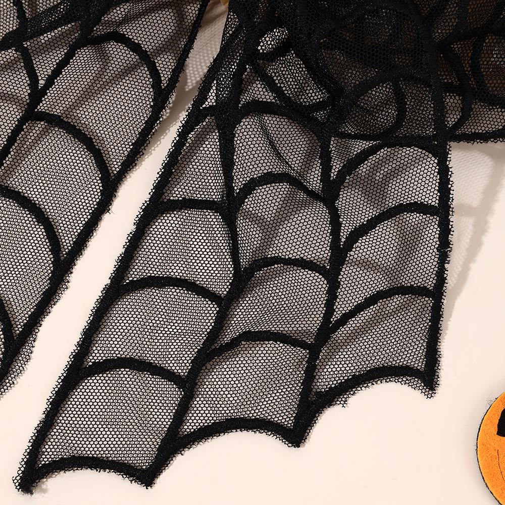 Halloween Lace Bow Hair Clips Bat Black Hairpins Girls Women Spooky Festival Costume Decoration Gothic Headwear Hair Accessories