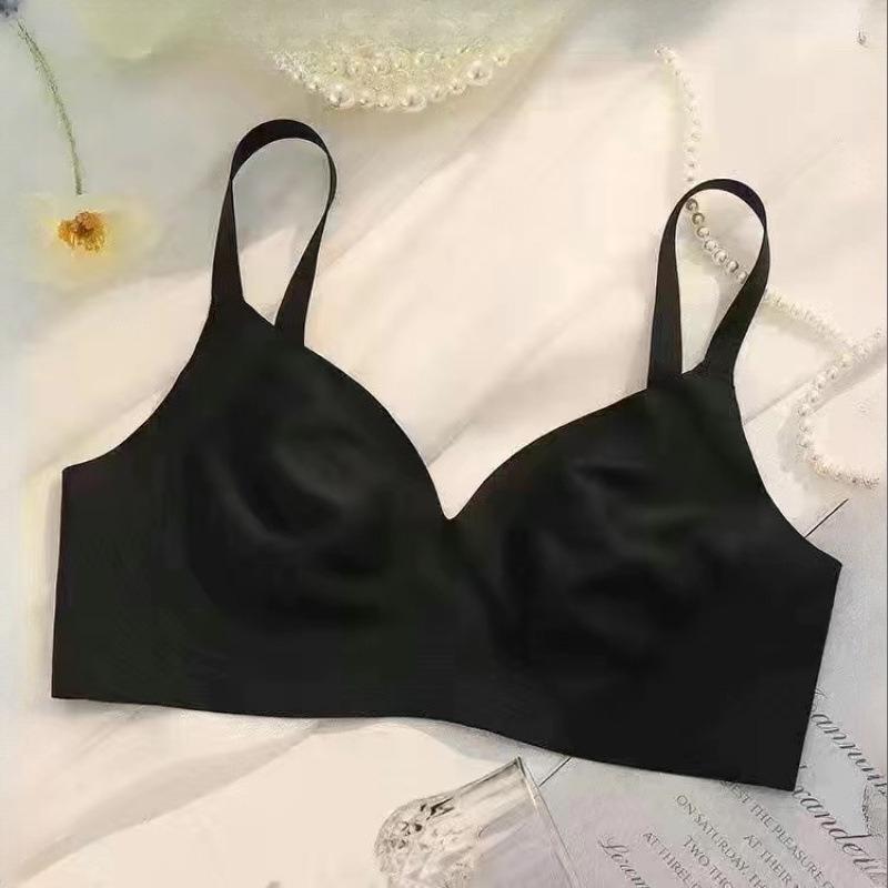 Women's Seamless Bra Push Up Anti-Sagging Slimming for Large Bust Thin Style Wireless Underwear for Small Bust