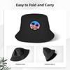 Sombrero de Cubo con Palmeras de Miami Beach Estilo Callejero Gorras de Pescador Personalidad Pesca Sombreros Solares Para Hombres Mujeres Gorra Personalizada Coreana