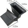 VESUL Front/Rear Row Door Side Storage Box Compatible with Ford Escape 2020-2024 Armrest Phone Container Door Organizer Handle Pocket ABS Tray Insert