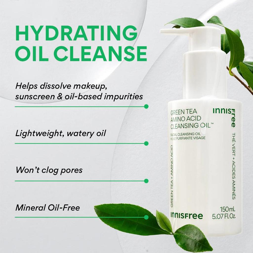 Innisfree Green Tea Amino Acid Cleansing Oil