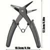 Snap Ring Pliers Dual Purpose Circlip Pliers Removing Reassembling Tool for Internal and External Snap Ring Black