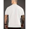 European sizes Men's Casual Round Neck T-Shirt with Fish School Pattern Summer Regular Fit, with Fish Design for Men