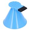 Ice Scraper Plastic Cone Multi Functional Funnel Snow Remover with Brush for Car Windshield