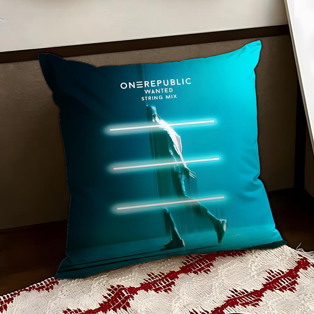 Band OOneRepublicS Cushion Cover Reversible Soft Durable Pillow Cover Home Car MultiScene Use for Daily Comfort