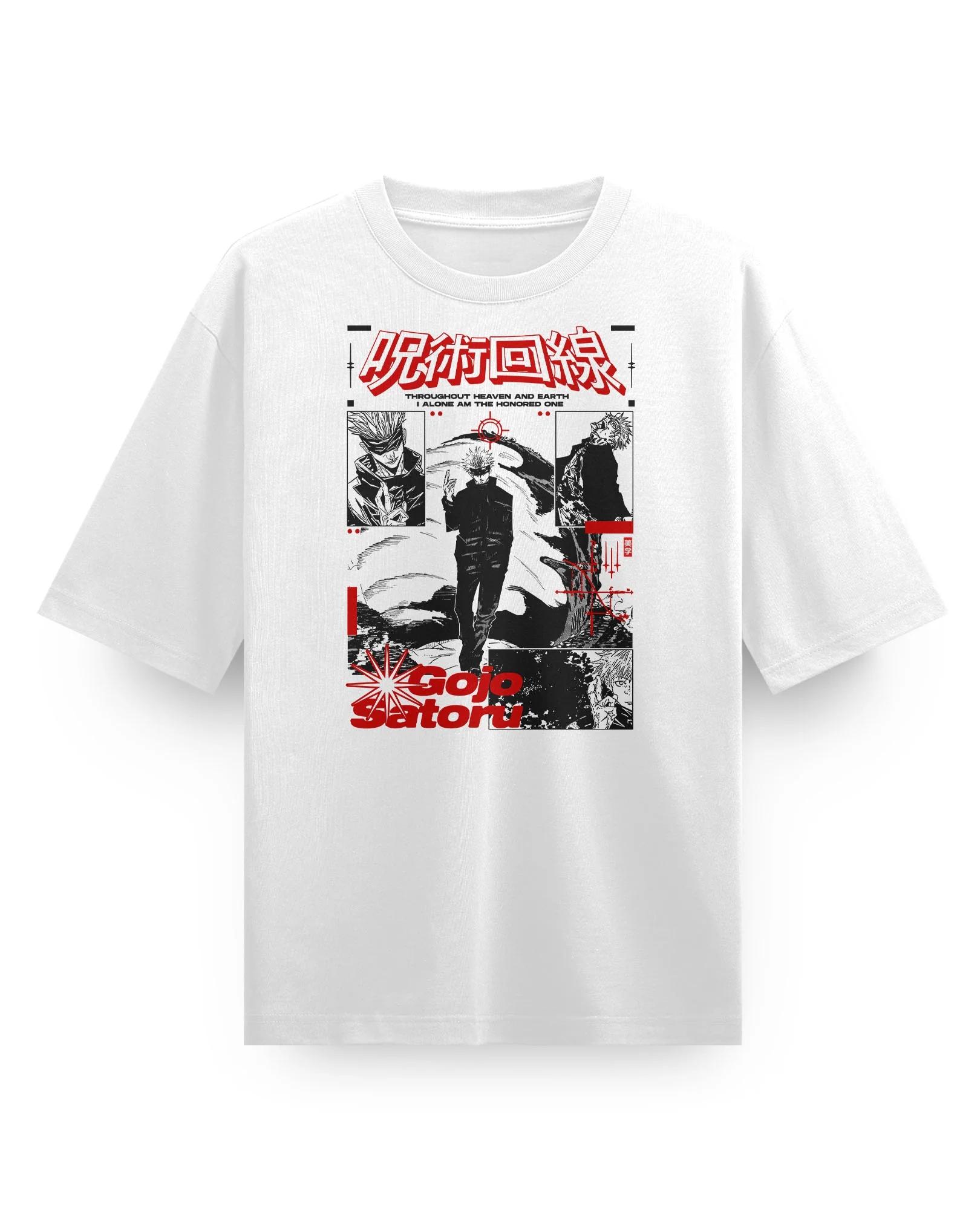 

Gojo HONORED anime Jujutsu Kaisen Graphic TShirt 100Cotton Oversized Shirt unisex Y2k Unisex Short Sleeve ONeck Selling Popular 3XL