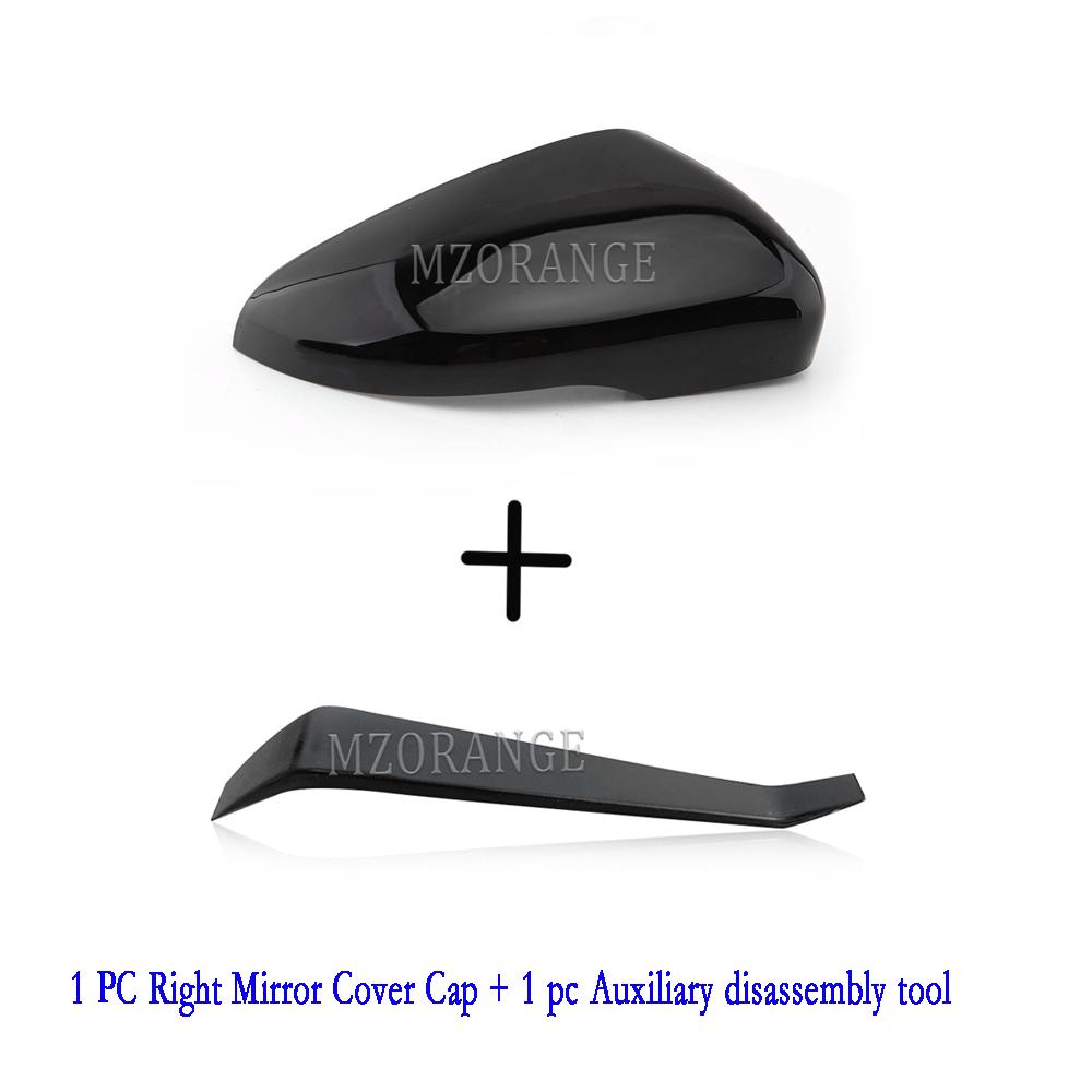 for VW Golf 6 MK6 GTI 2009-2014 Side Mirror Cap Cover Rearview Mirror Housing Cover case tools black accessories