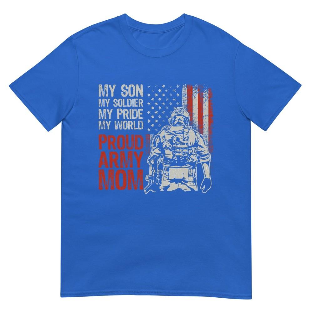 My Son My Soldier Hero Proud Army Mom Us Military Mother TShirt