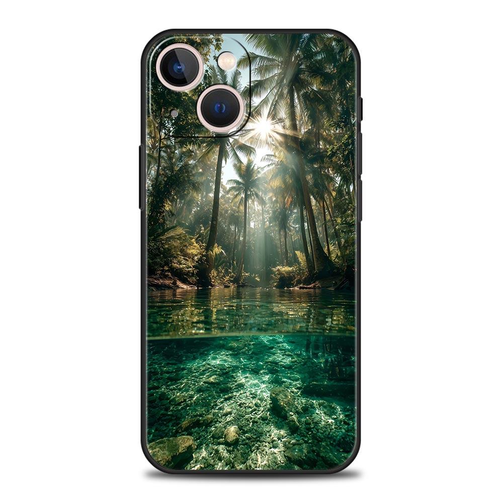 Fashion Tree Summer Flower Phone Case For Samsung Galaxy S26 S25 S24 S23 S22 S20 Ultra S21 FE 5G S10 Plus TPU Shockproof Cover