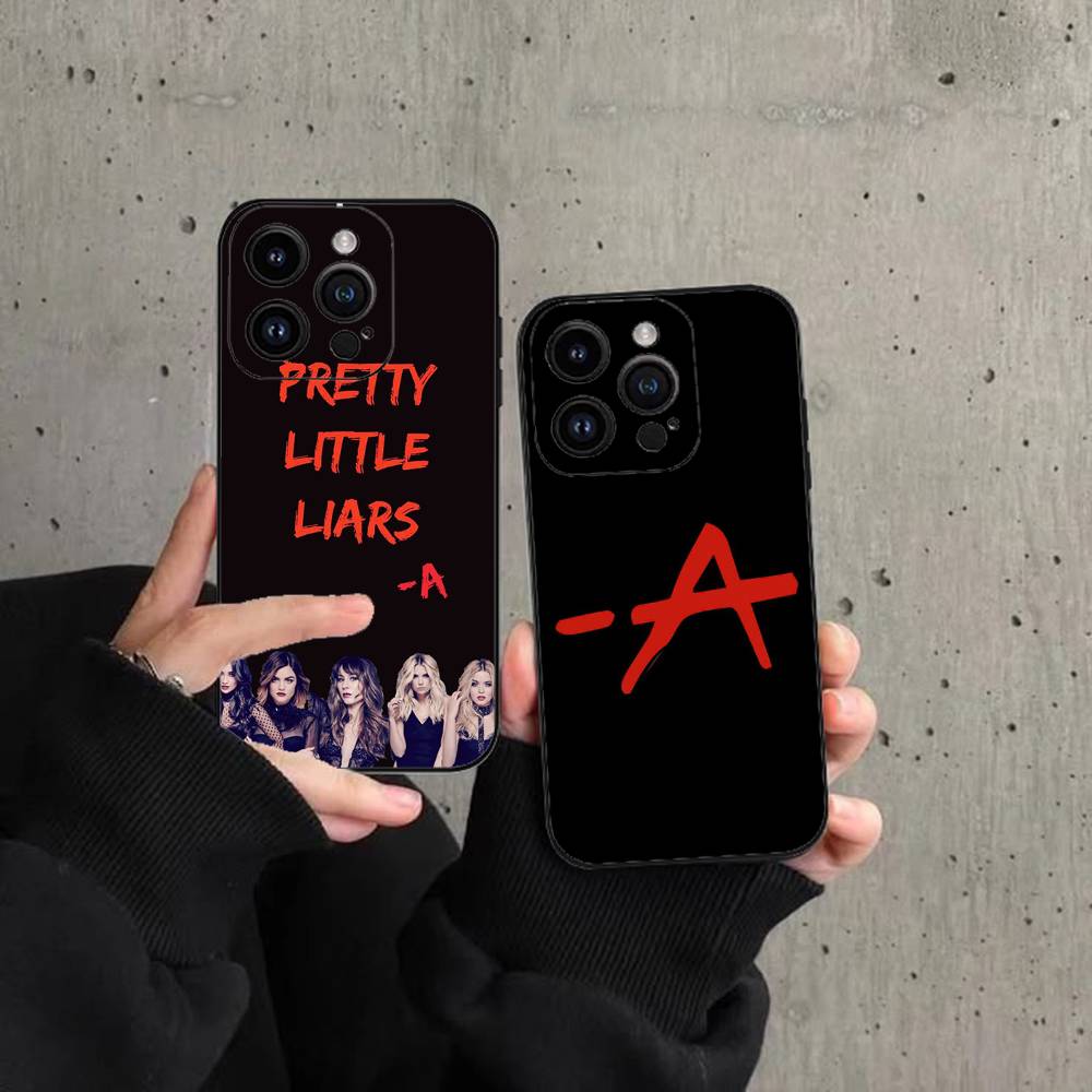 Pretty Little Liars Phone Case Phone Case For IPhone 17,16,15,14,13,12,11,Pro,Plus,Mini Soft Black Cover