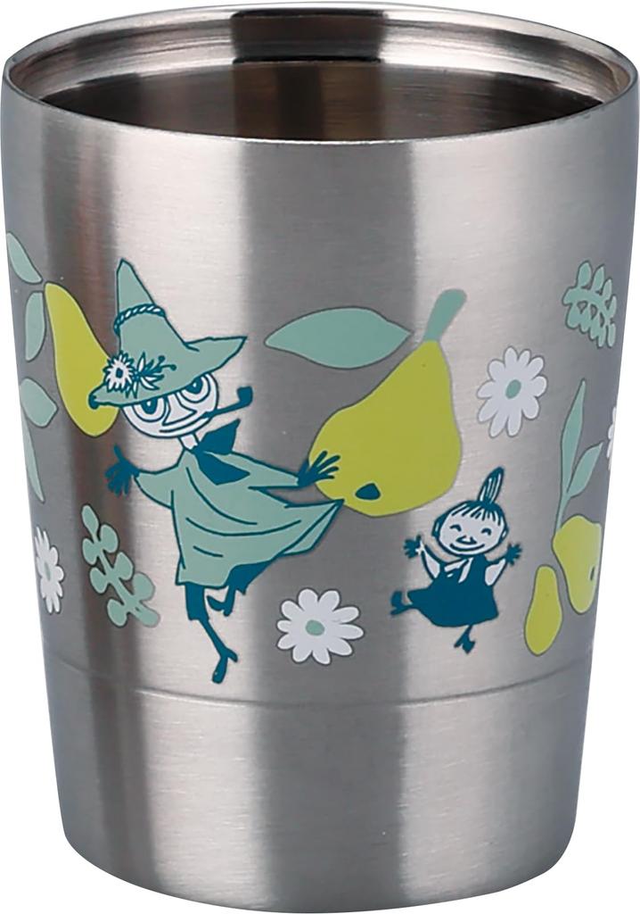 Moomin Stainless Steel Tumbler S Made in Japan Japanese Yamaka Shoten Double-Sided (260ml) (Snufkin) (Body China, Painting) MM8103-864