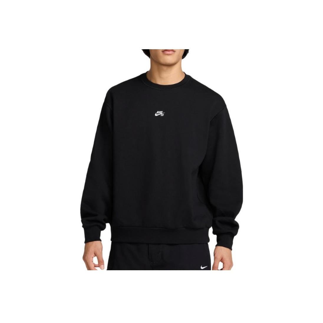 

Nike Logo Printed Loose Fit Long Sleeve Sweatshirt Men sweatshirt Black FV7354-010 XL