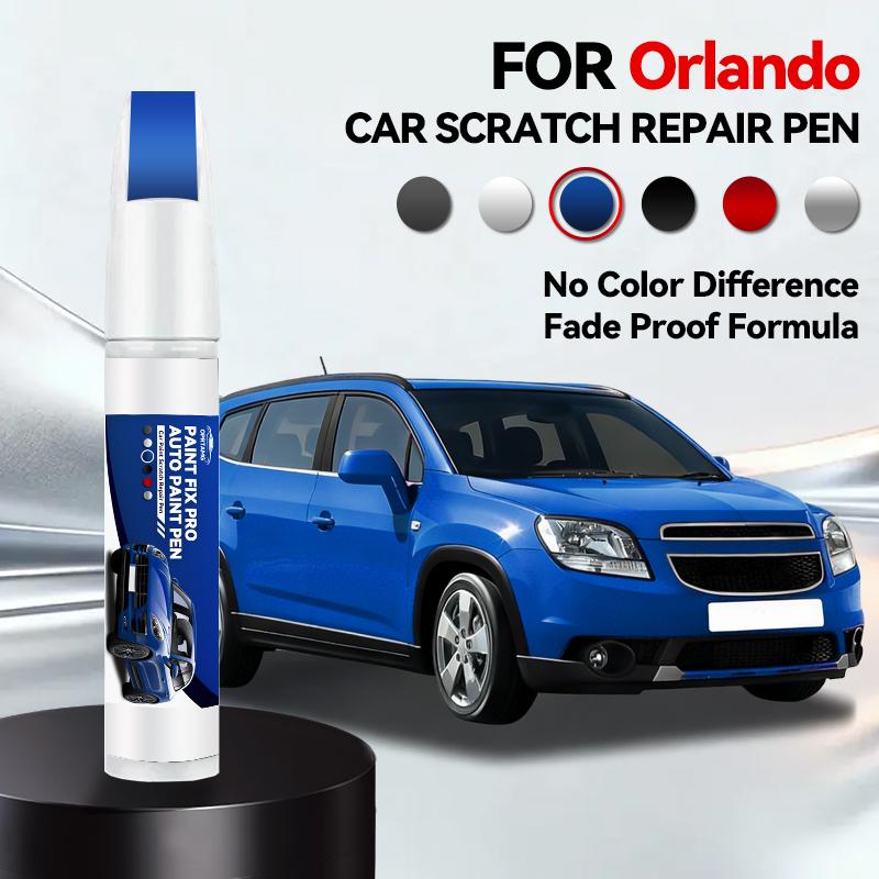 For Chevrolet Orlando 1994-2025 Paint Repair Pen Touch Up Scratch Remover DIY Auto Accessories Black White Silver Blue Red
