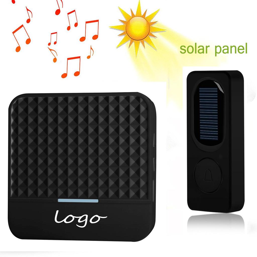 Wireless Smart Solar Music Doorbell for Homes, Hotels, and Villas - Long-Range.