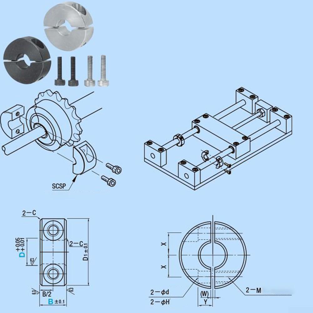 Retaining Ring Black Oxide Oiled Finish Interchangeable