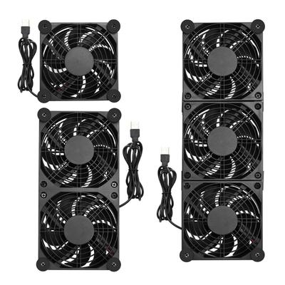 120mm USB 5V Cooling Fan Portable Cooling Fan for Tablet TV Receiver Router DVR Computer Cabinet Component Cooling