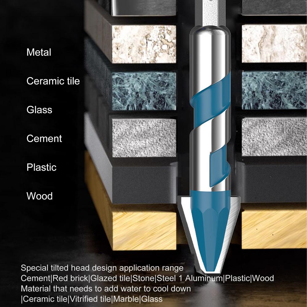 Twist Drill Bit Set Bit Set For Drill Heavy Duty Precision Multi-Purpose Hole Saw Tool For Tile Installation Drywall Cabinet
