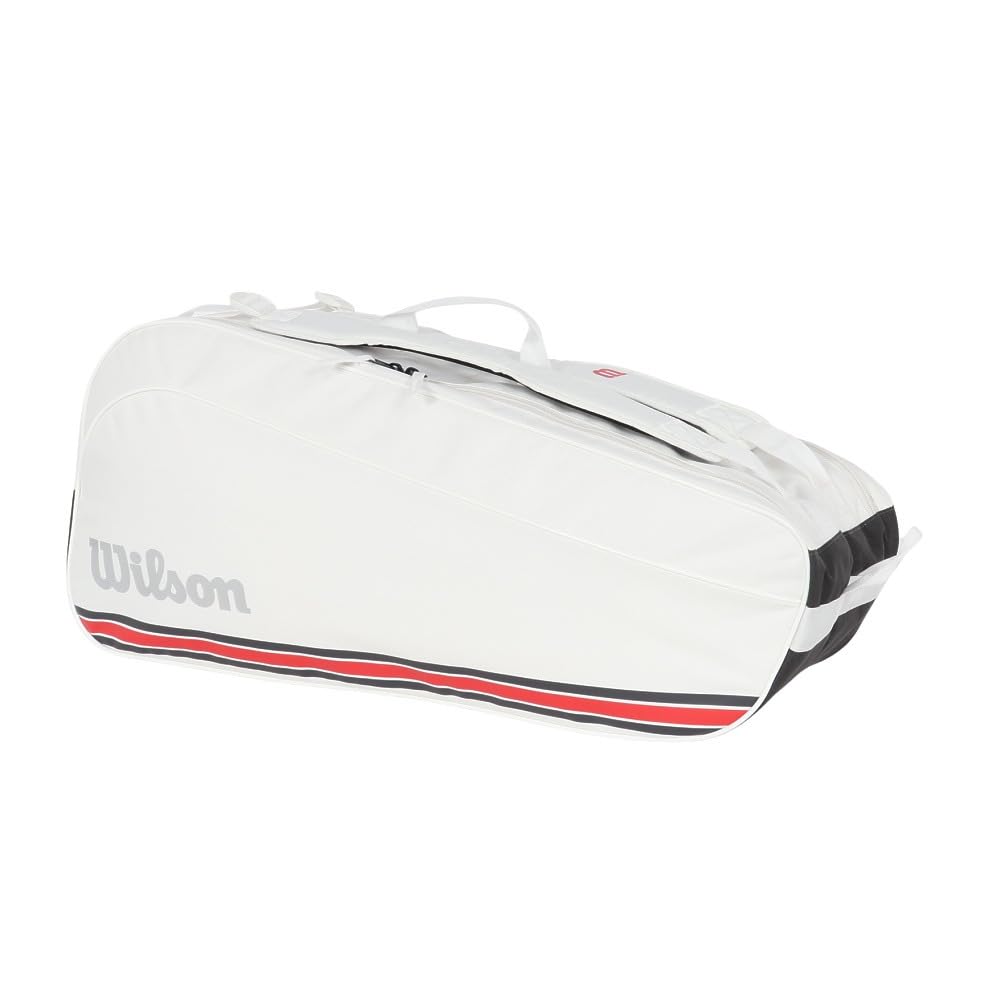 Wilson TEAM J 6PK WHITE Tennis Bag/Case (WR8050201001)