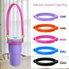 Bottle Sleeve Silicone Drawstring Ring Portable Silicone Ring Strap for Stanley Cup