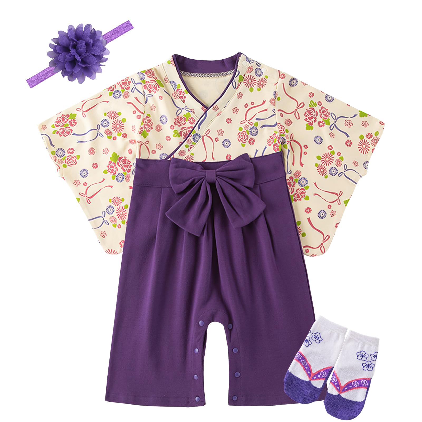 

Yilaku Baby Hakama Set for Perfect for and First Meal Includes Girls, Red, 60-100cm, Shichi-Go-San, Birthdays, Ceremonies. Hakama-Style Coveralls.