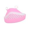 Small Pet Toilet Detachable Triangular Hollow Rabbit Litter Box for Ferrets Hamsters Cats Guinea Pig