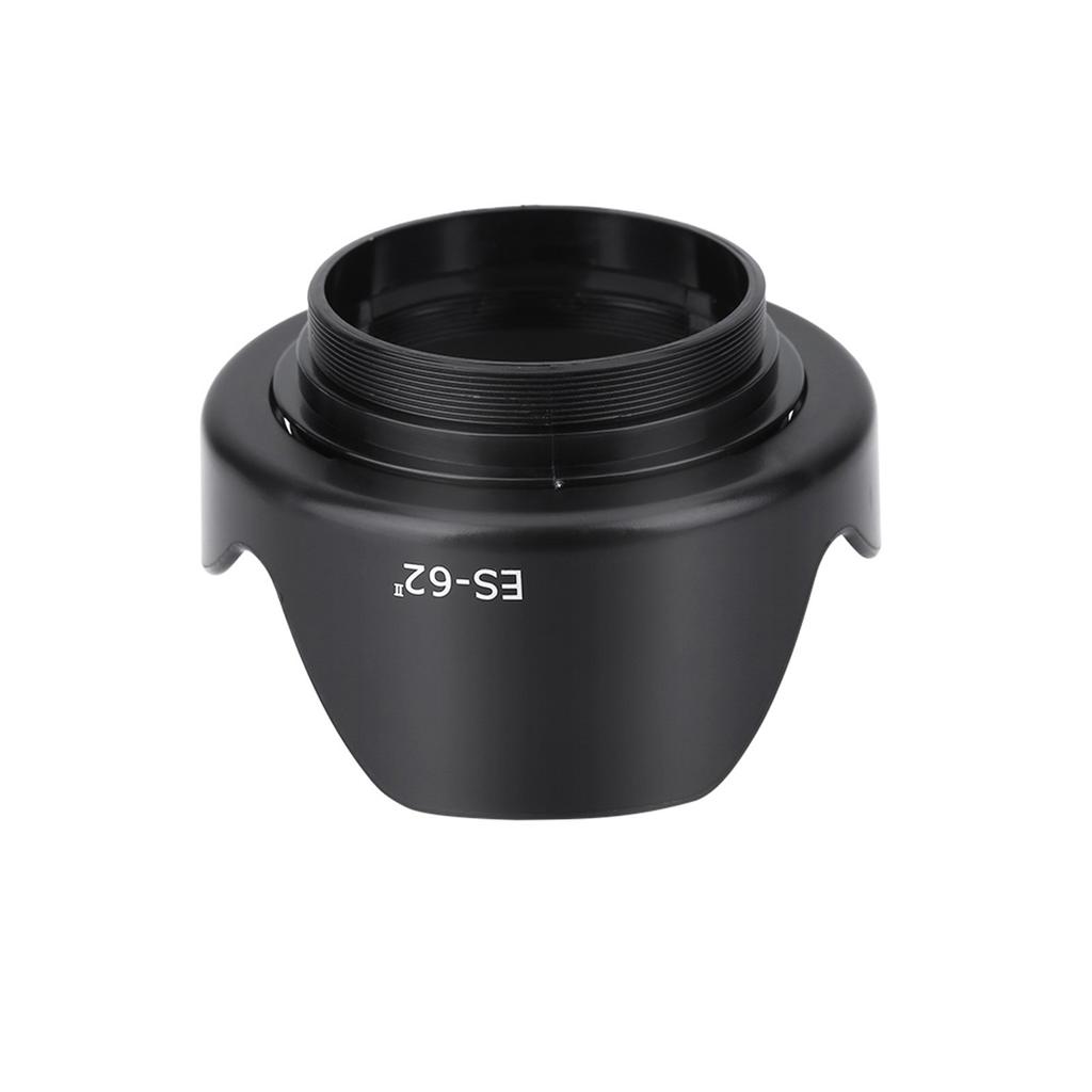 ES 62II Camera DSLR Lens Hood for Canon 50mm f 1.8 II with Lenses Cap