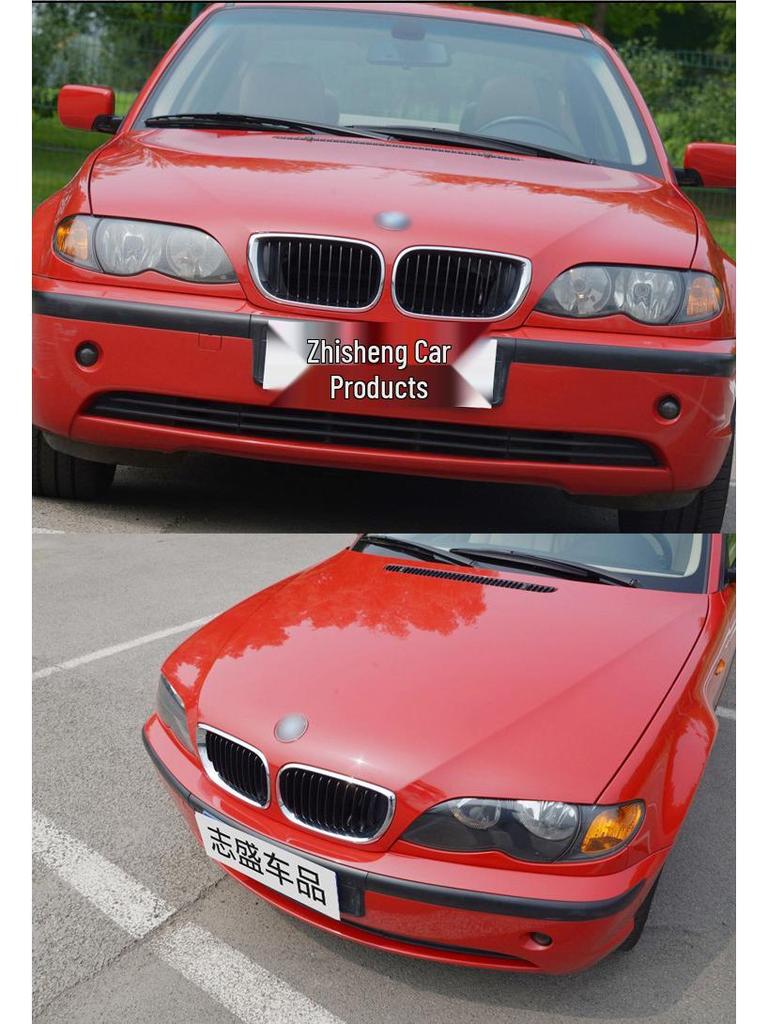 Compatible BMW 3 Series E46 (02-04) Front Headlight Lens Cover & LED Taillight Lampshade
